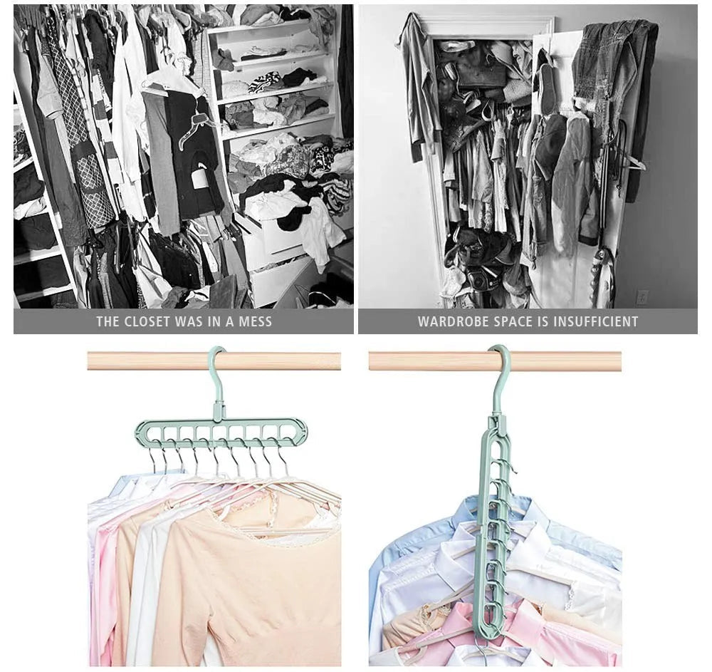 Cintre de rangement pliable pour vêtements