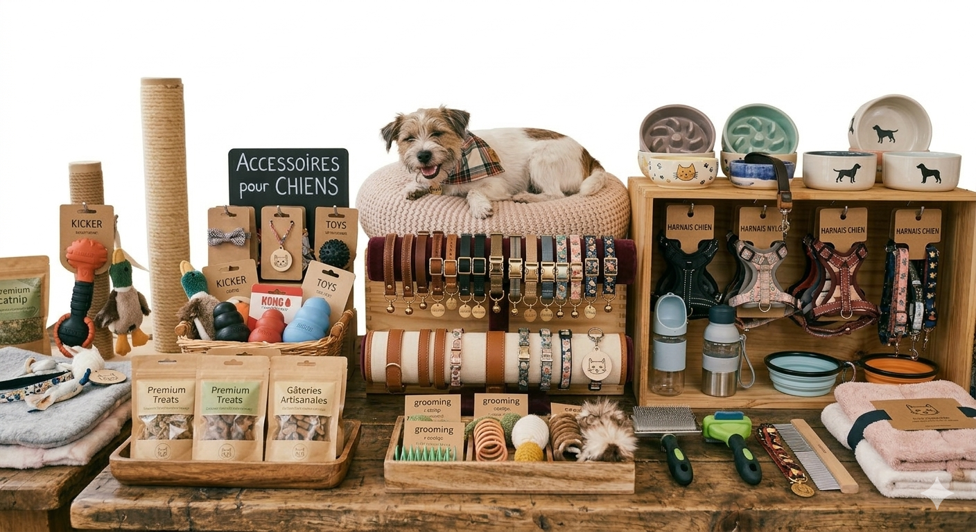 Accessoires pour chiens