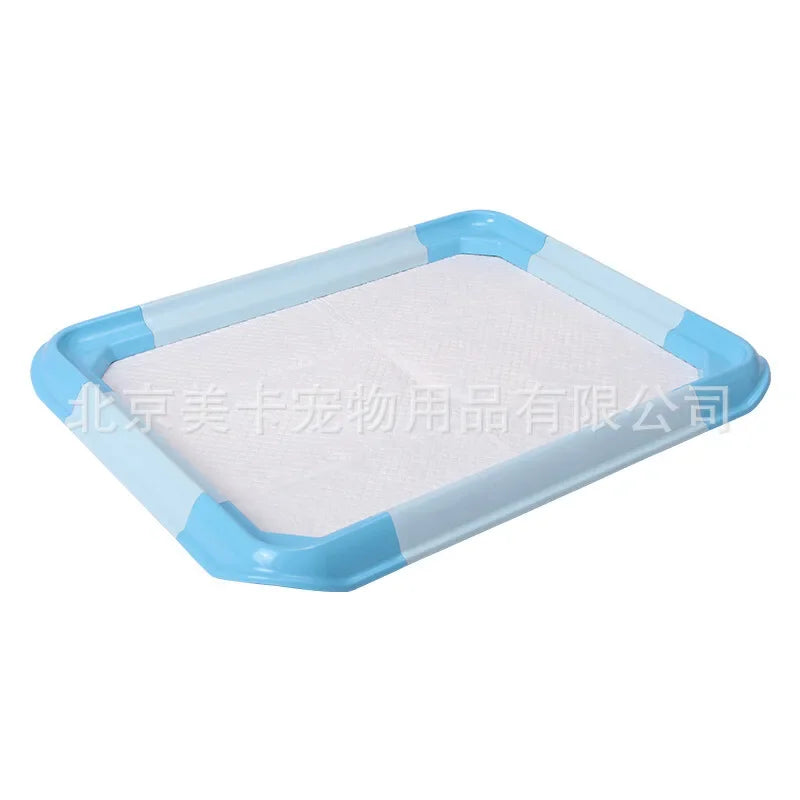 Toilettes portables pour animaux – Bac d'apprentissage avec plateau pour tapis absorbants