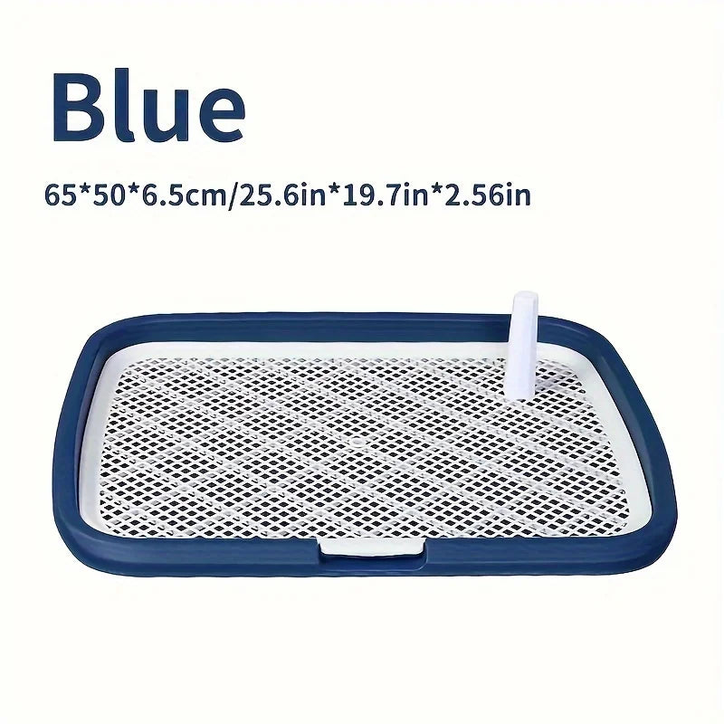 Toilettes d'intérieur pour chien – Support de tapis absorbant avec grille amovible