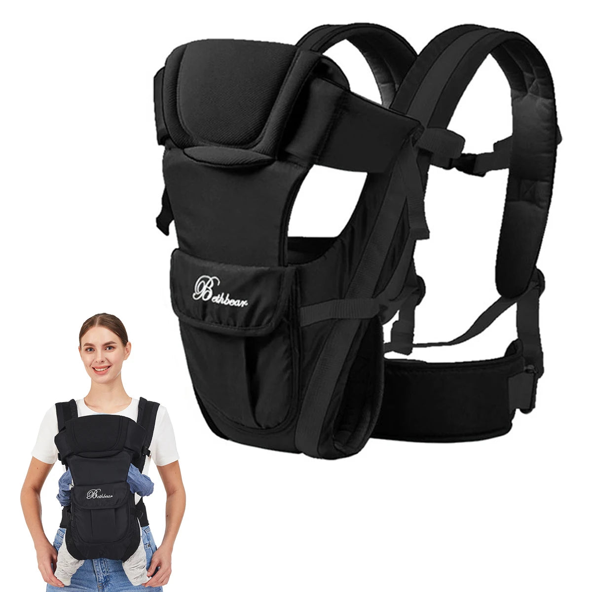 Ultra-Comfortable Multi-Position Baby Carrier
