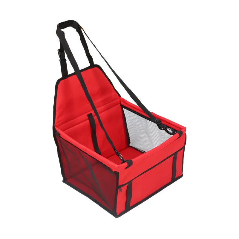 Siège Auto de Sécurité pour Chien et Chat – Panier Hamac Pliable et Stable avec Laisse Intégrée