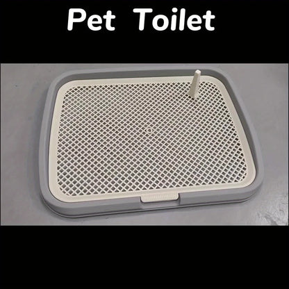 Toilettes d'intérieur pour chien – Support de tapis absorbant avec grille amovible
