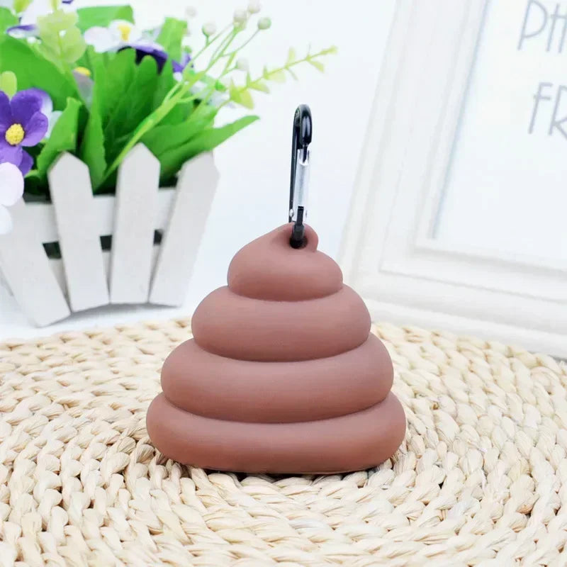 Support de sacs à crottes portable – Étui de rangement pour sacs biodégradables