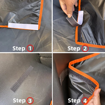 Housse de Protection de Coffre et Banquette Arrière pour Chien