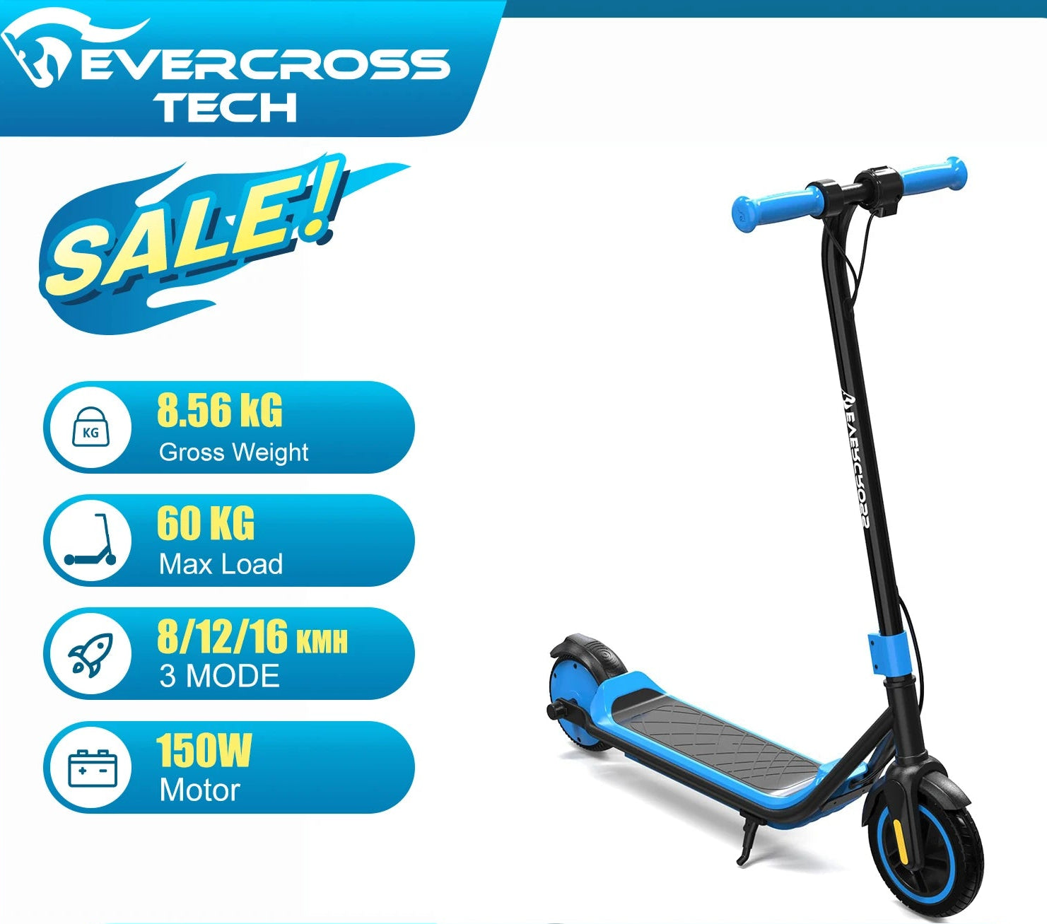 Trottinette électrique EVERCROSS E6