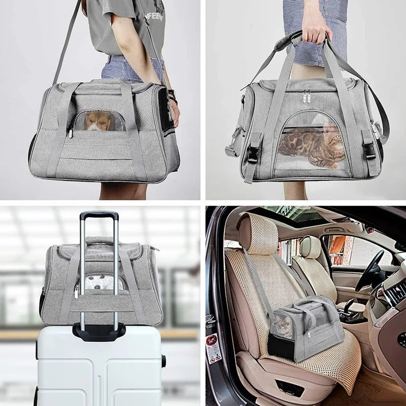 Sac de transport confortable pour animaux de compagnie