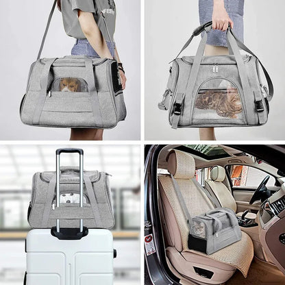 Sac de transport confortable pour animaux de compagnie